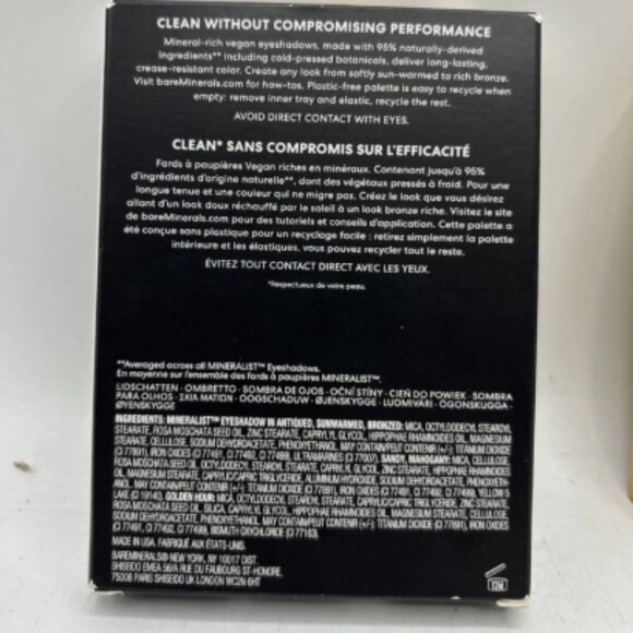 bareMinerals Mineralist Eyeshadow Palette SUNLIT 0.04oz X - Picture 3 of 3